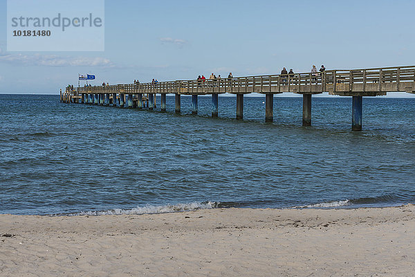 Seebrücke  Ostsee  Bad Boltenhagen  Mecklenburg-Vorpommern  Deutschland  Europa