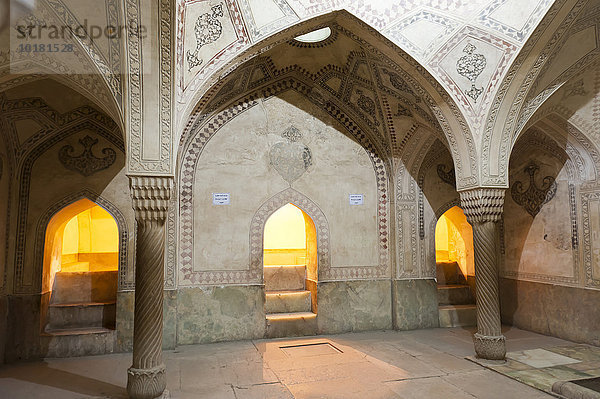 Hamam in der Zitadelle des Karim Khan oder Arg-e Karim Khani  Schiras oder Shiraz  Iran