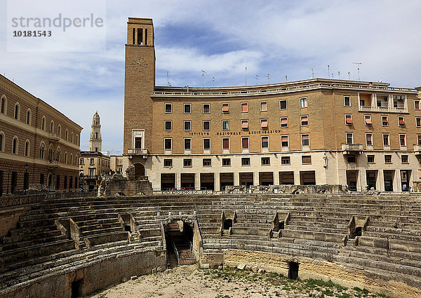 Amphietheater  Lecce  Apulien  Italien  Europa