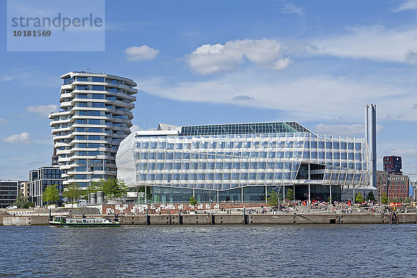 Marco-Polo-Turm  Unilever-Haus  Hamburg  Deutschland  Europa
