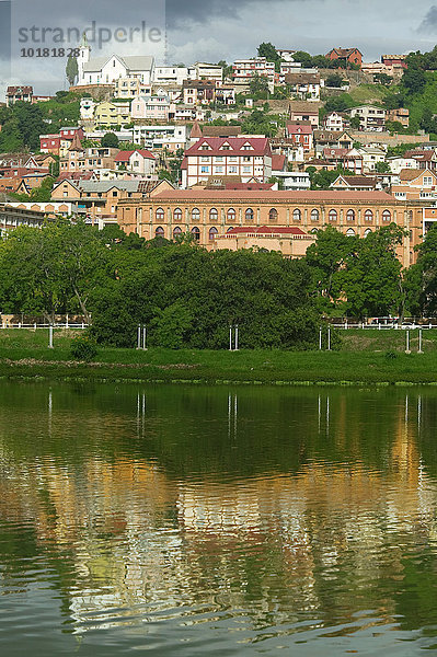 Lac Anosy in der Hauptstadt Antananarivo  Tana  Madagaskar  Afrika