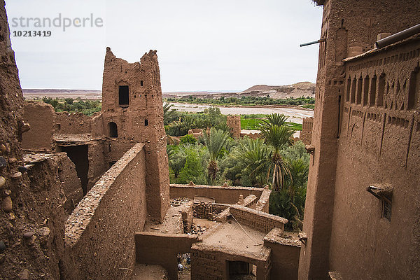 Stadtansicht Stadtansichten Gebäude antik Marokko Ouarzazate