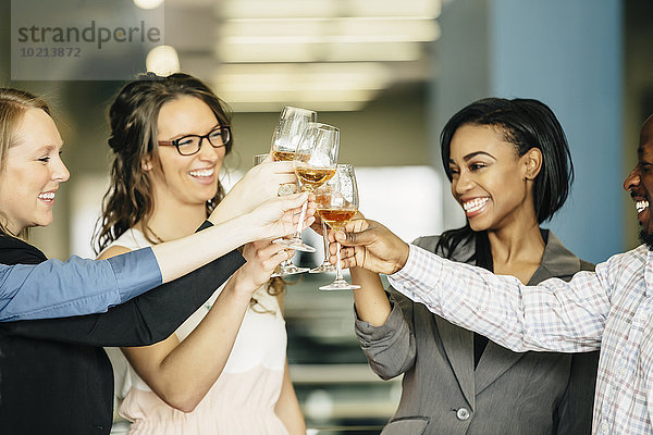 Mensch Büro Menschen Wein Business