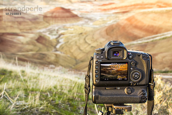 Vereinigte Staaten von Amerika USA Landschaft Wüste fotografieren Fotoapparat Kamera Oregon Painted Hills