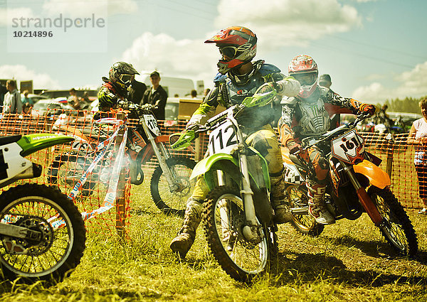 Europäer Start Motocross