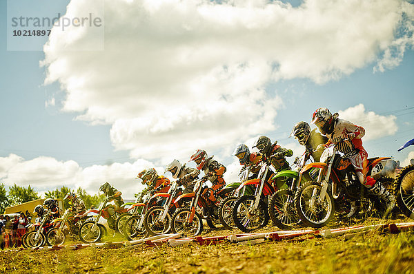 Europäer Start Motocross