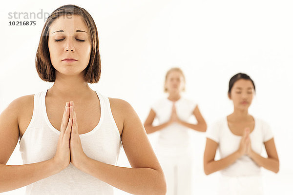 Frau Meditation Yoga