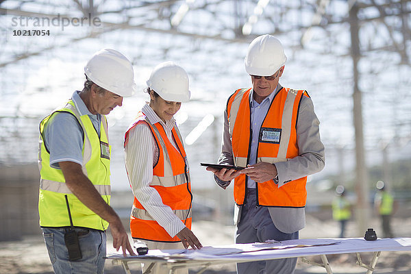 bauen Architekt Blaupause vorlesen