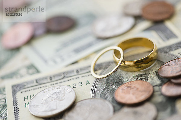 Hochzeit Close-up Geld