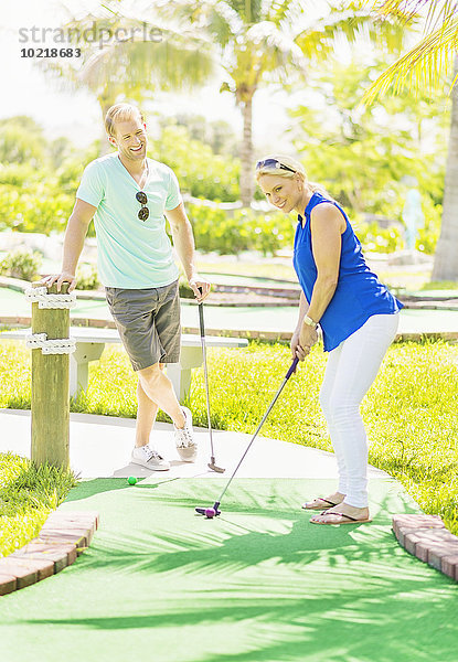 Europäer Modell Golfsport Golf Miniatur spielen