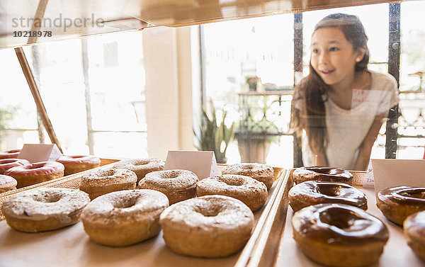 mischen Donut Mädchen Bäckerei Untersuchung Mixed
