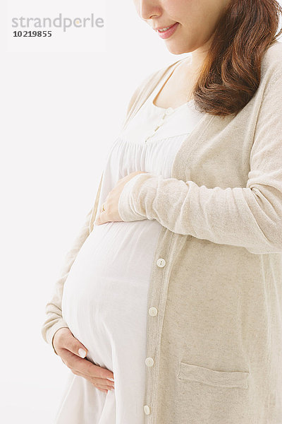 Frau Schwangerschaft jung japanisch