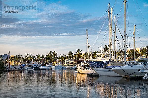 Mexiko  Nayarit  Marina in Nuevo Vallarta am Morgen