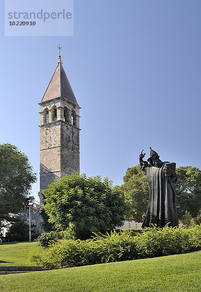 Kroatien  Split  Statue von Gregor von Nin