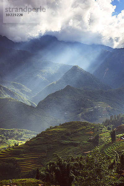 Landschaft von Sa Pa  nördlich von Vietnam