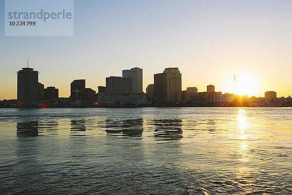 USA  Louisiana  Sonnenuntergang in New Orleans