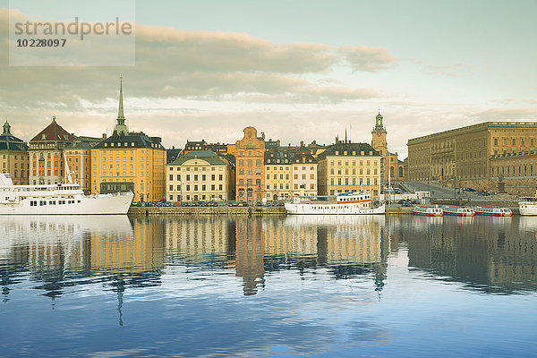 Schweden  Stockholm  Blick auf Gamla Stan  Altstadt
