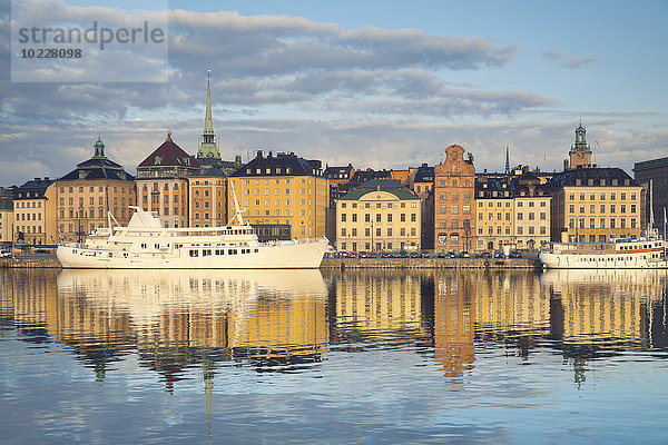Schweden  Stockholm  Blick auf Gamla Stan  Altstadt