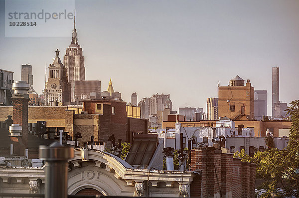 USA  New York City  Dächer von East Village