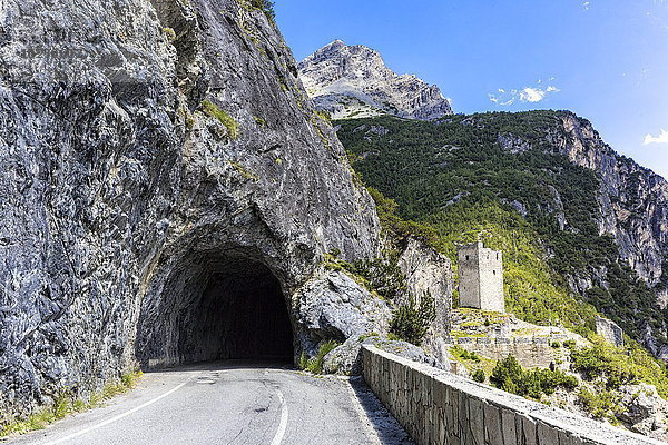 Italien  Provinz Sondrio  Tunnel am Fraele-Pass