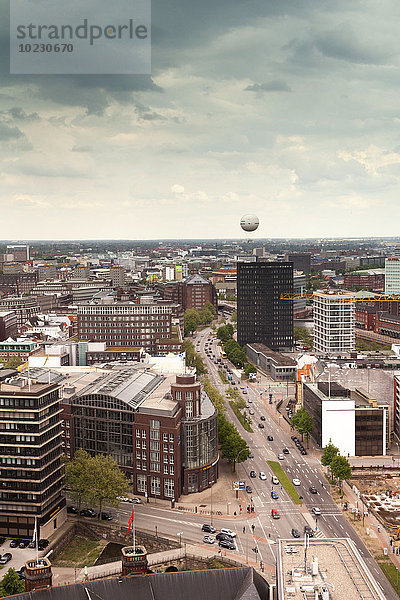 Deutschland  Hamburg  Blick von der Michaeliskirche auf die Stadt