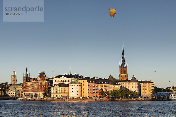 Schweden  Blick Richtung Riddarholmen  Teil von Gamla Stan  der zentralen Altstadt Stockholms.