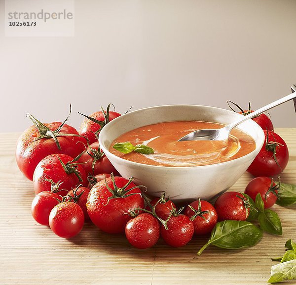 Basilikum Tomate Sahne Suppe