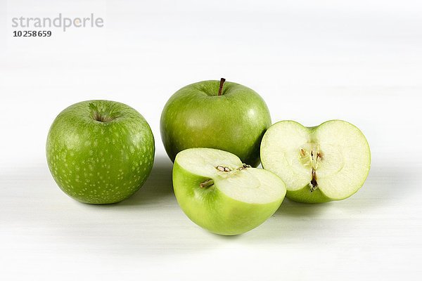 weiß Hintergrund Apfel Großmutter