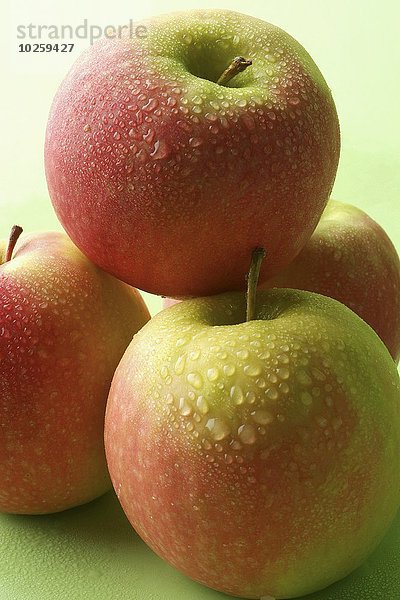 Wassertropfen Tropfen Apfel