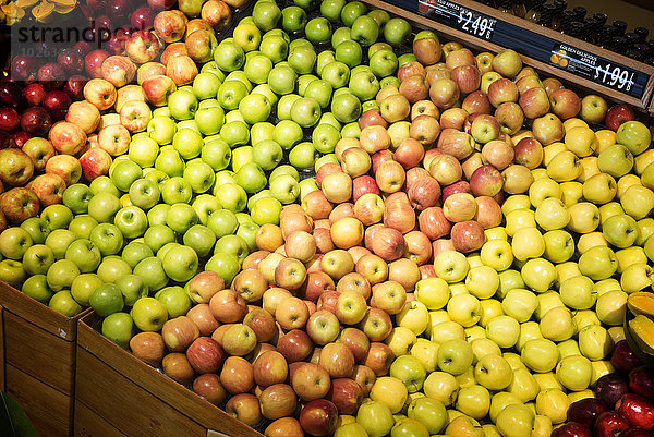 zeigen Amerika Apfel Verbindung Pennsylvania Supermarkt