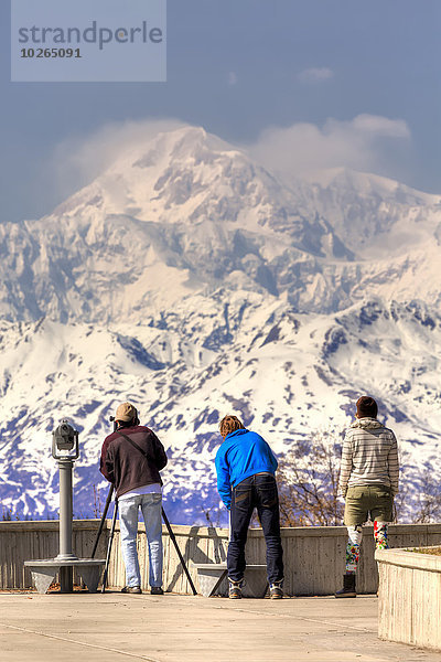 sehen Aussichtspunkt Bundesstraße Gast vorwärts Süden Denali Nationalpark Mount McKinley Alaska