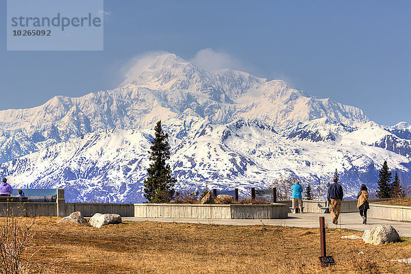 sehen Aussichtspunkt Bundesstraße Gast vorwärts Süden Denali Nationalpark Mount McKinley Alaska