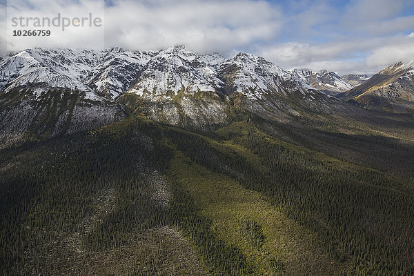 Berg bedecken Kluane Nationalpark Kanada Schnee Yukon