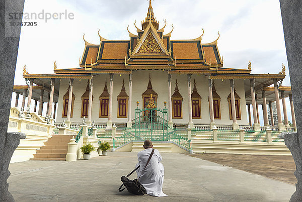 Phnom Penh Hauptstadt Silber Buddha Kambodscha Smaragd Pagode