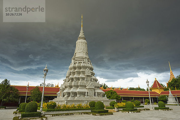 Phnom Penh Hauptstadt Asche König - Monarchie Behälter Kambodscha Stupa