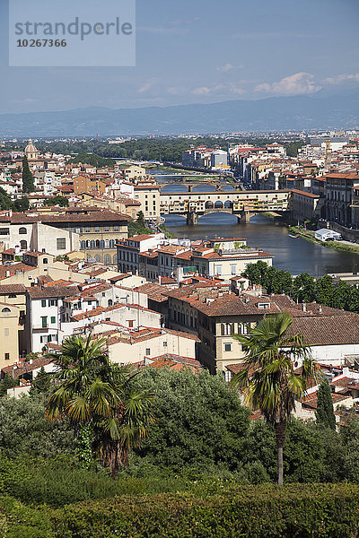 Großstadt Ansicht Florenz Italien