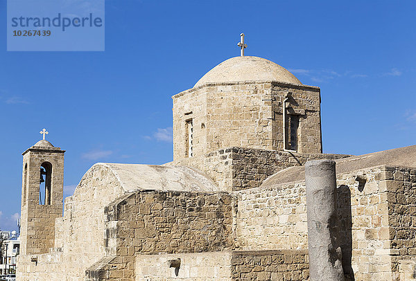 Kuppel überqueren Gebäude Kirche Kreuz Zypern Kuppelgewölbe