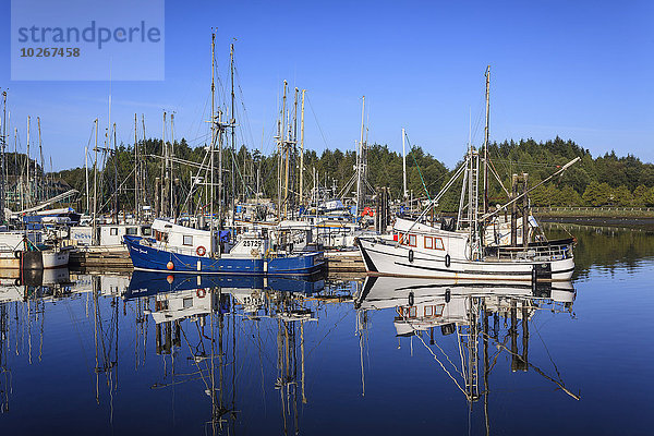 Hafen Boot angeln British Columbia Kanada Ucluelet Vancouver Island