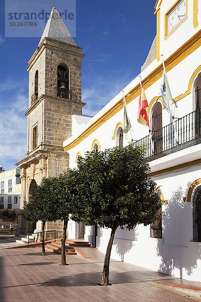 Gebäude Andalusien Glocke Conil Spanien