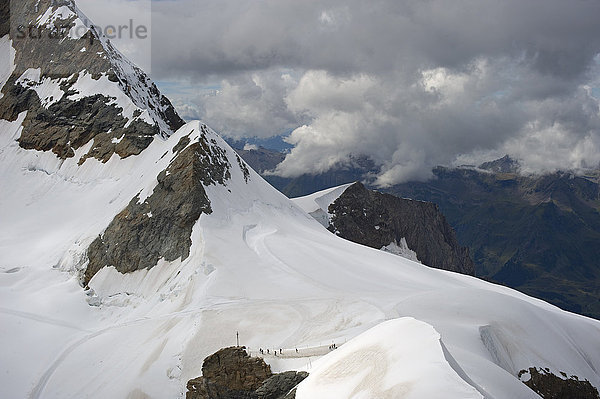 Alpen Aletschgletscher Interlaken schweizerisch Schweiz