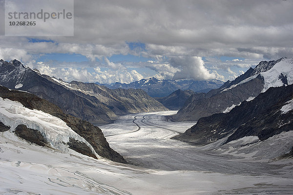 Alpen Interlaken schweizerisch Schweiz Aletschgletscher