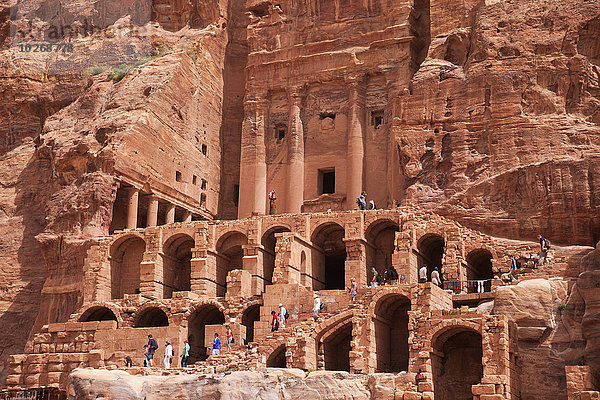 Anschnitt Monarchie Katakombe Petra