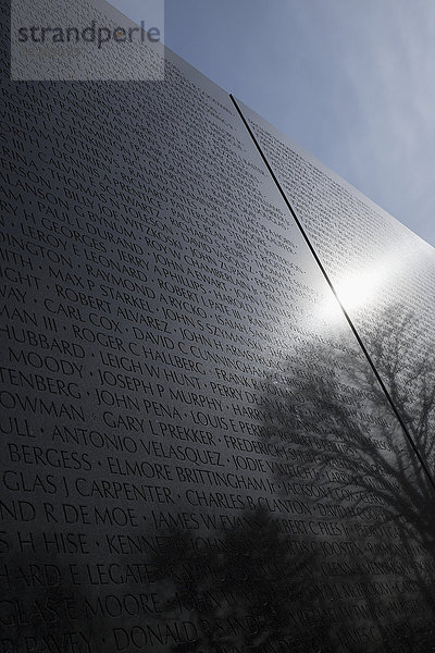 Amerika Verbindung District of Columbia Vietnam Veterans Memorial