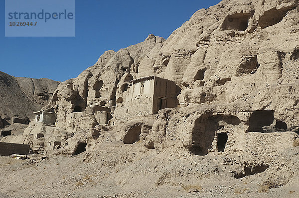 Stein Gebäude Tal Afghanistan Schlamm