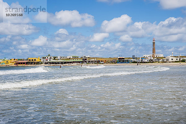 Gebäude Ufer Hotel Leuchtturm vorwärts Uruguay