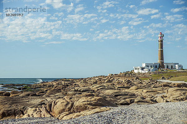 Küste Leuchtturm vorwärts Uruguay