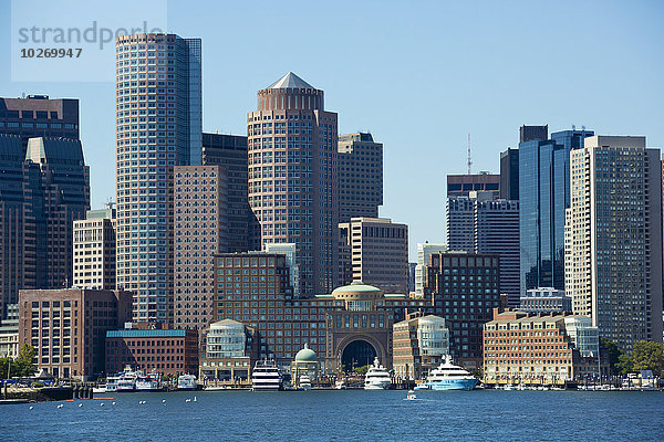 Hafen sehen Amerika Verbindung Bucht Boston Massachusetts