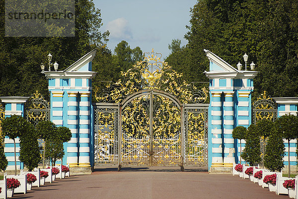 Palast Schloß Schlösser Eingang Russland