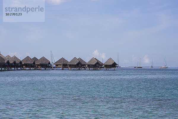 Wasser Zimmer heben Reetdach Gast Tahiti