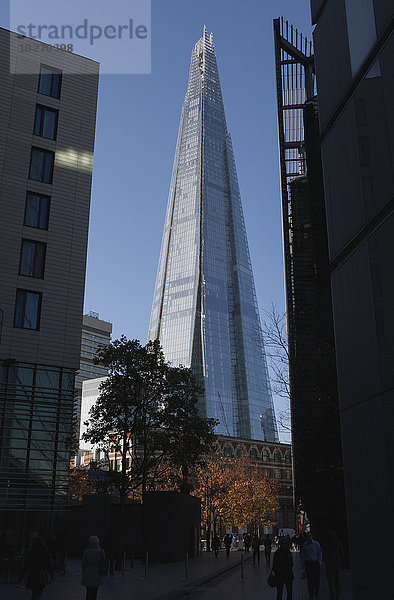 London Hauptstadt Hochhaus Klavier South Bank Glasscherbe England